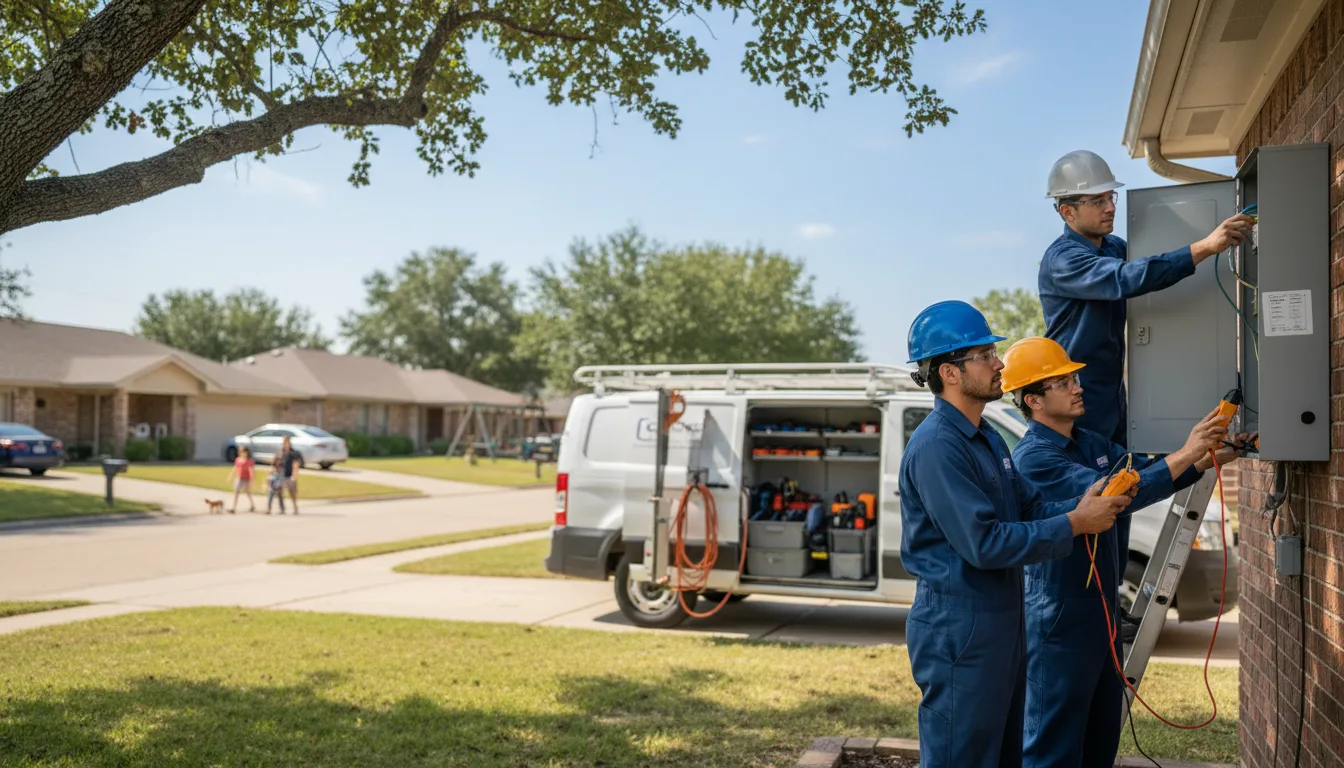 Certified electrician providing emergency electrical services in Lucedale, MS